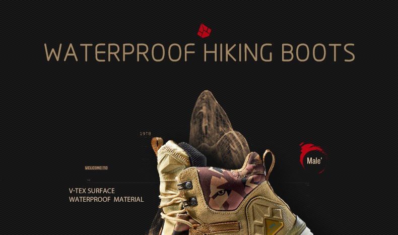 RAX Mid-top Waterproof Hiking Boots